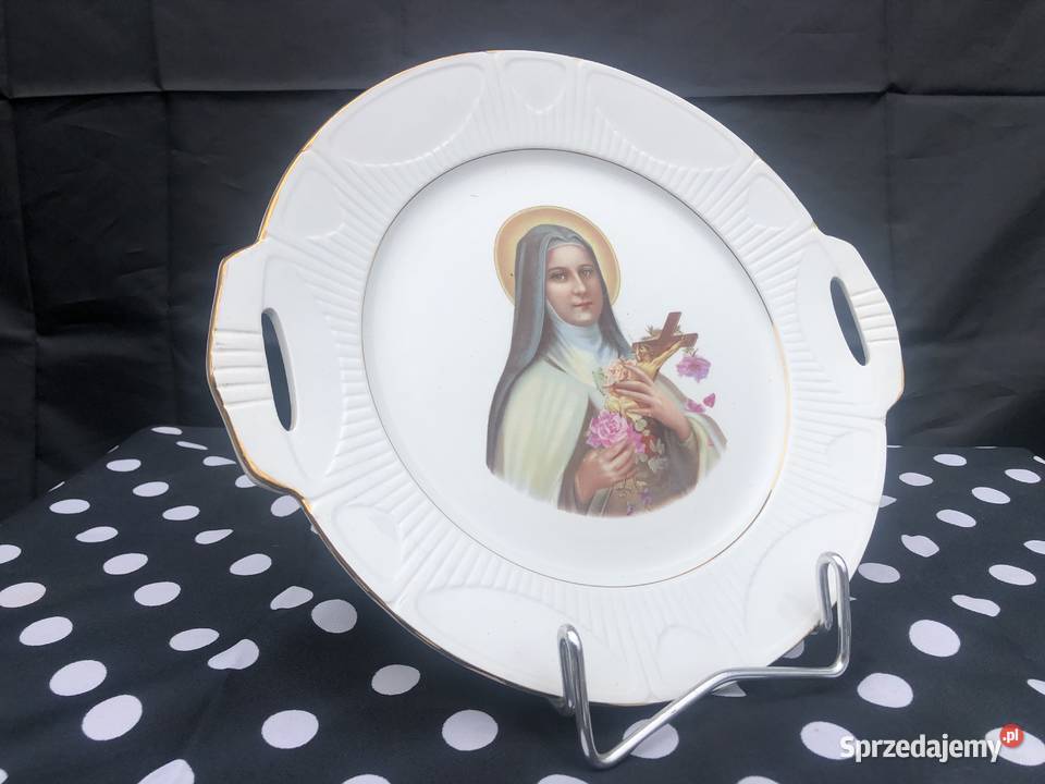 Św Teresa talerz Łowicz