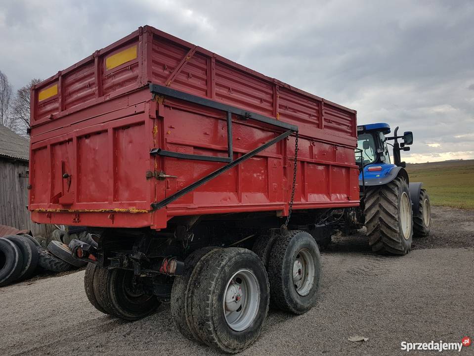 Przyczepa Tandem 10T Wywrotka Zarejestrowana nieuszkodzony Dragany sprzedam