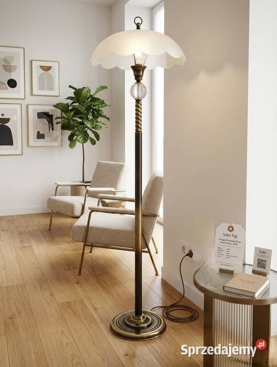 Stylowa Lampa Podłogowa Vintage Klasyka lat 80