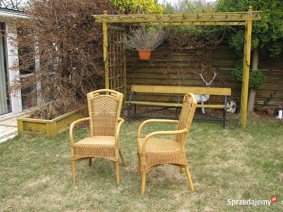2 Fotele Wiklinowe krzesła zachodniopomorskie Szczecinek sprzedam