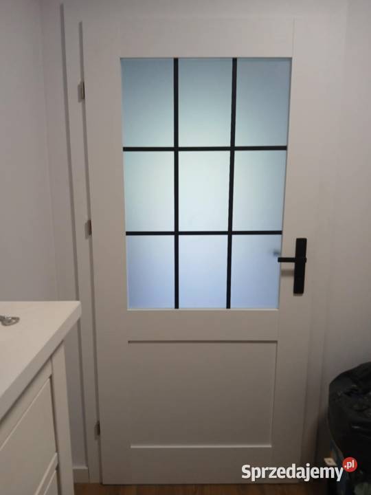 Drzwi na ramie drewnianej BIAŁE LOFT Kętrzyn