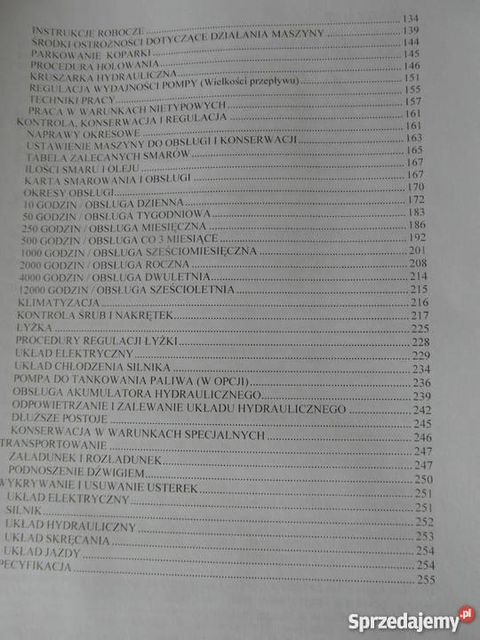 dtr instrukcja obsługi daewoo doosan DX340LC3 i zachodniopomorskie Szczecin