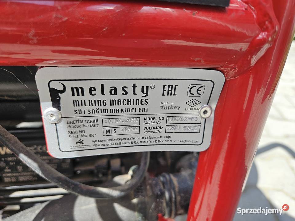 Dojarka do mleka Czermin