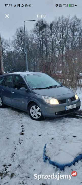 Renault grand scenic long wersja 7 osobowa Megane warmińsko-mazurskie Miłomłyn