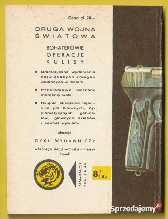 ŻÓŁTY TYGRYS MGŁY JEZIOREM 1985 Łódź