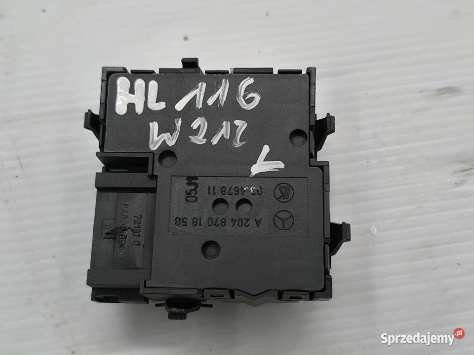 PANEL REGULACJI FOTELA LEWY EKLASA W212 wielkopolskie