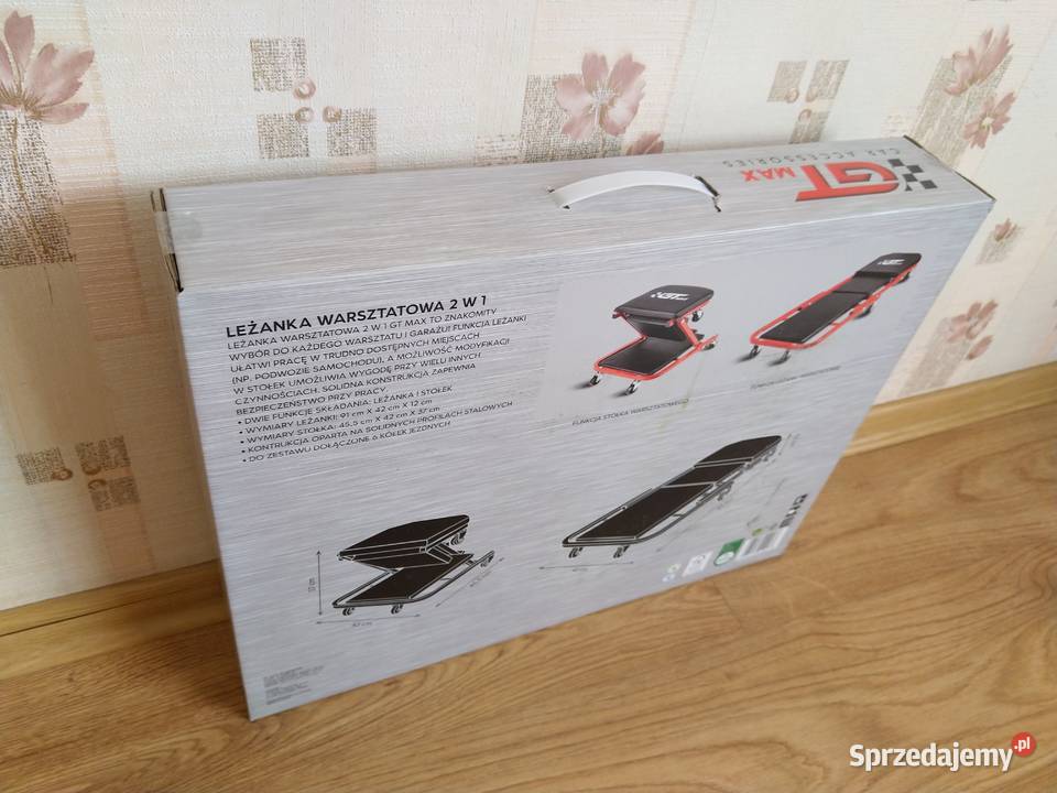 NAJTANIEJ Leżanka Warsztatowa Stołek Podpórka Zabrze