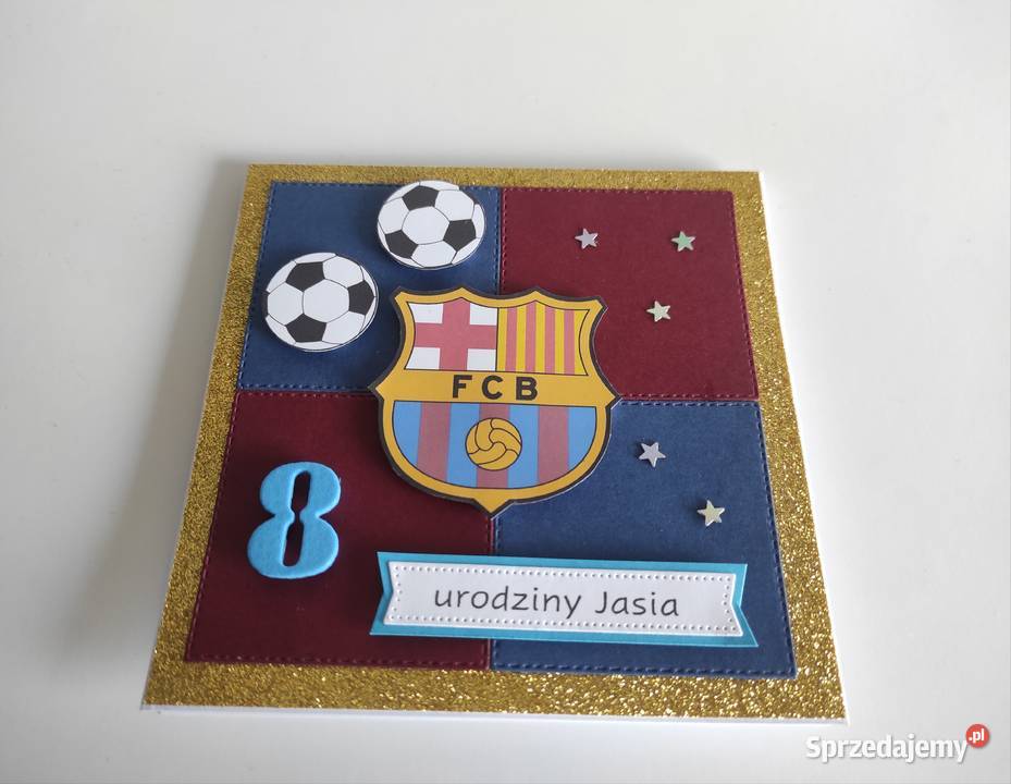 Personalizowana kartka ręcznie robiona na Łódź