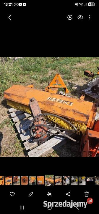 Zamiatarka szczotka do traktorka Zamiatarki Ruda