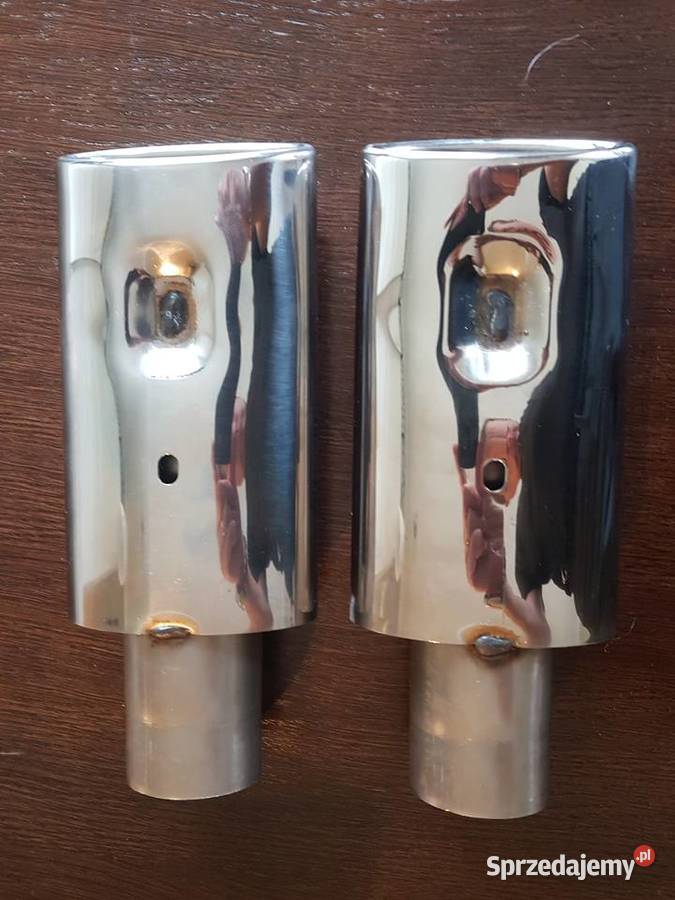 Końcówki wydechudwie sztukikomplet osobowe sprzedam