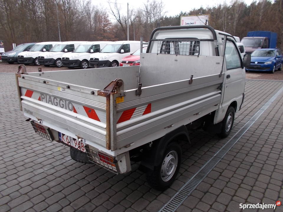 PIAGGIO PORTER 13B 2007 skrzynia WYWROTKA KIPER 65KM Samochody dostawcze Kraków