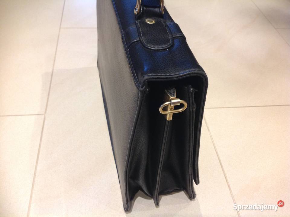 Teczka Aktówka Czarna lata 90 lubuskie Nowa Sól