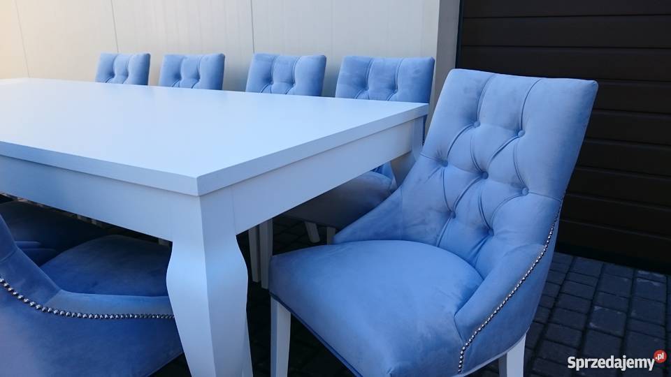 Eleganckie krzesło chesterfield tapicerowane z Gorzów Wielkopolski