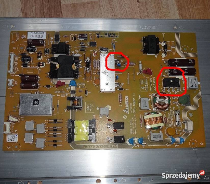 Zasilacz DPS180AP11 PHILIPS 55PFL5507K12 Szczecin sprzedam