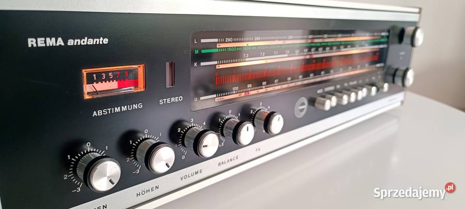 Amplituner Vintage Stereo REMA ANDANTE 830 Leszno