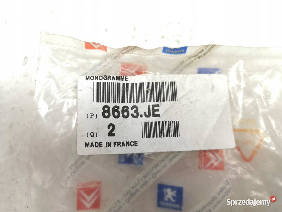 ZNACZEK EMBLEMAT 11 CITROEN SAXO 9604 ORYGINAŁ Emblematy