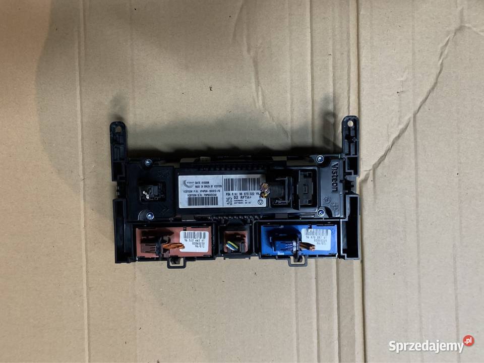 96573322YW Panel nawiewu klimatyzacji Peugeot Panele sterowania, przełączniki