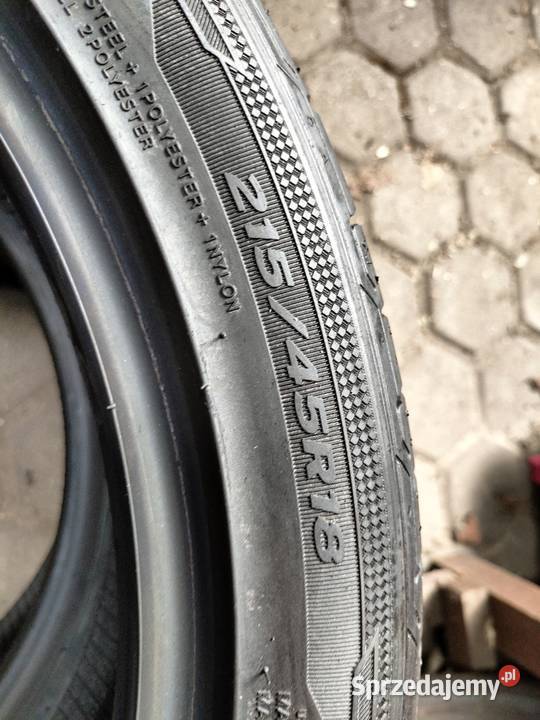 2154518 Hankook Ventus Prime 3 DEMO 215 wielkopolskie Krobia sprzedam