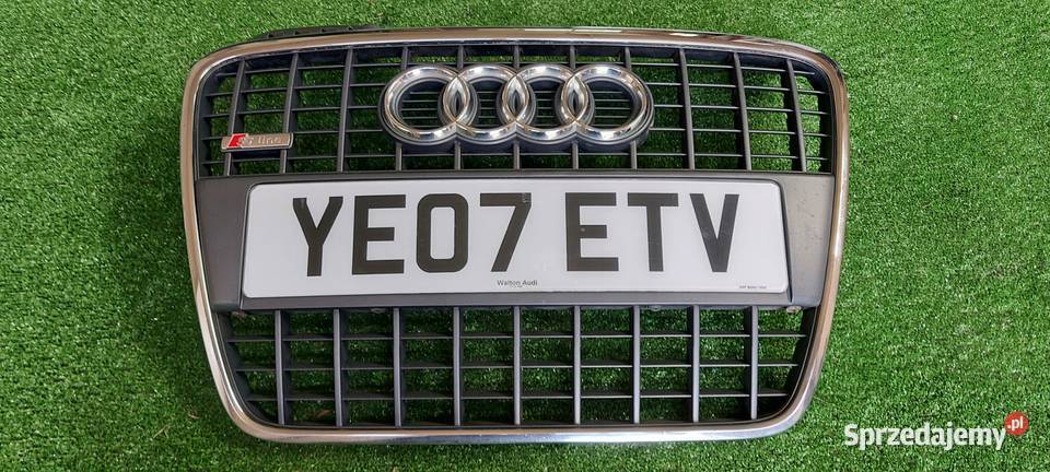 ATRAPA GRILL PODKŁADKA POD TABLICĘ AUDI A4 B7 Międzychód sprzedam