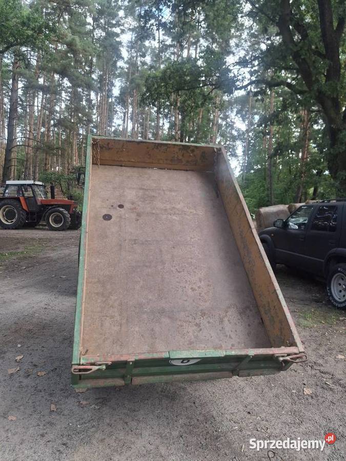 Przyczepa wywrotka 3stronny kipper hydrauliczny nieuszkodzony Krosno Odrzańskie