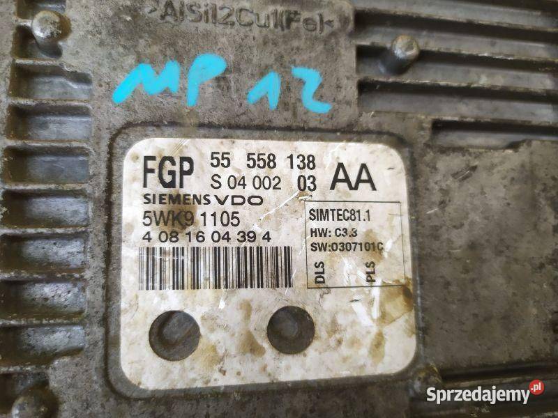 STEROWNIK SILNIKA KOMPUTER OPEL VECTRA C 22B Gliwice