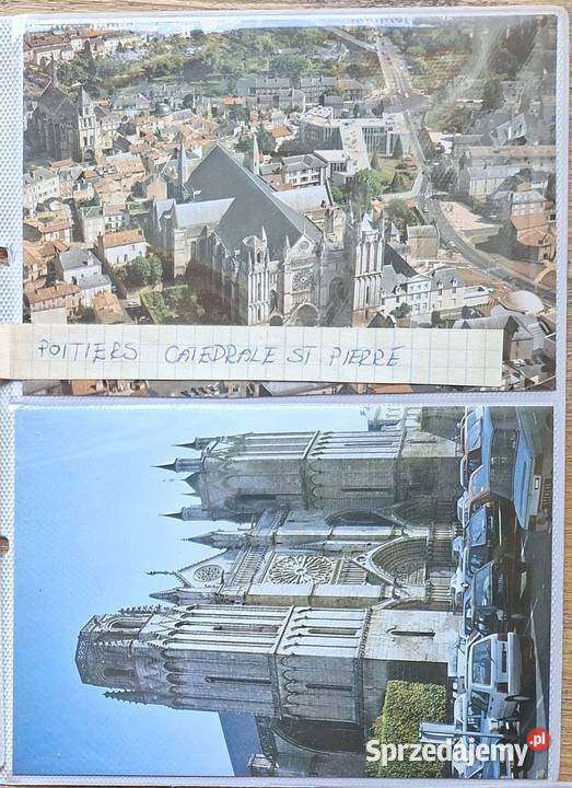 Francja Poitiers Cathedrale Basilique Saint przewodnik