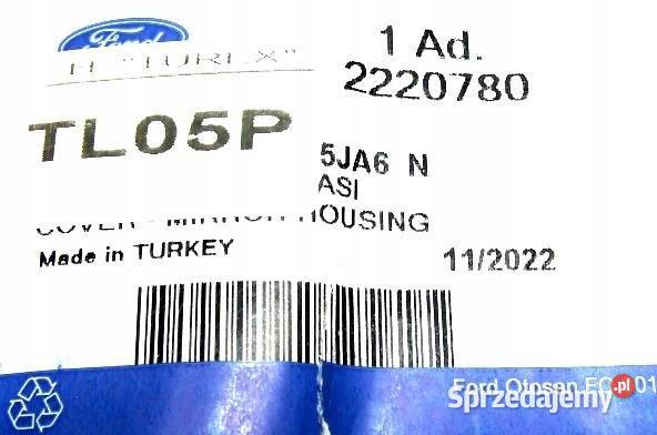 OBUDOWA TRÓJKĄT LUSTERKA PRAWA FORD COURIER 2018 osobowe Karoseria