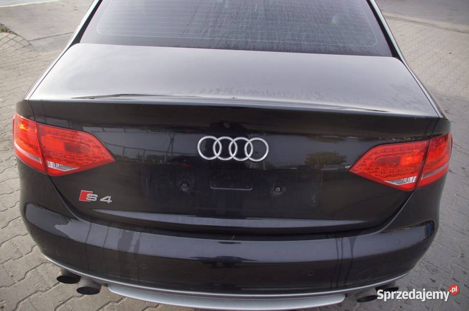 KLAPA TYLNA TYŁ LZ9Y AUDI S4 B8 CZARNA SEDAN