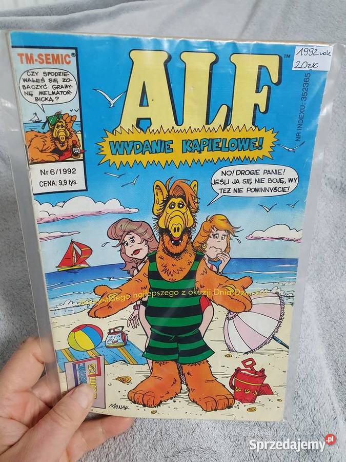 ALF zestaw 3 komiksów tata 90te Komiksy Gdynia