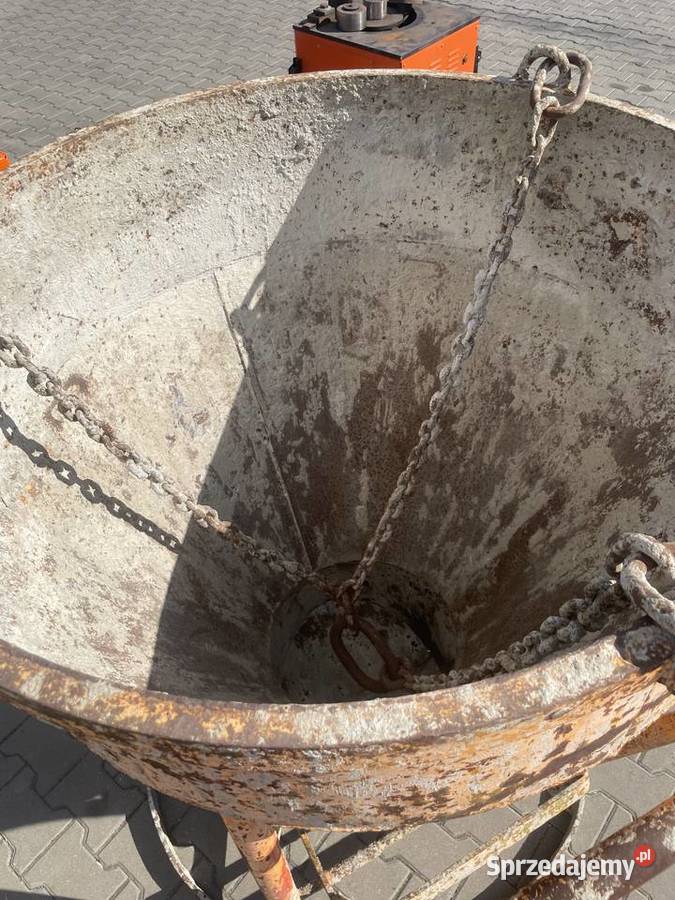 Pojemnik dźwigowy do betonu niemieckiej firmy nie Ślesin