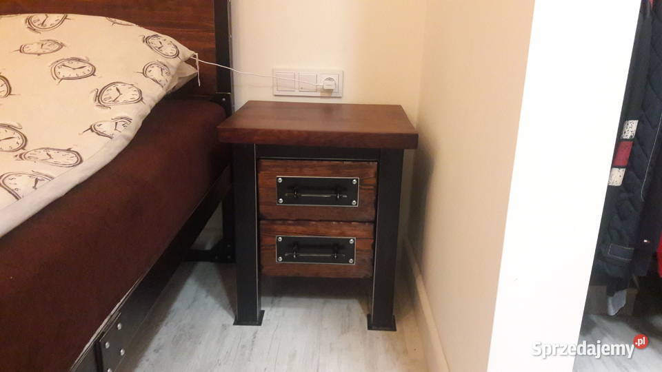 Łożko Industrialne metalowe Loft mazowieckie Warszawa