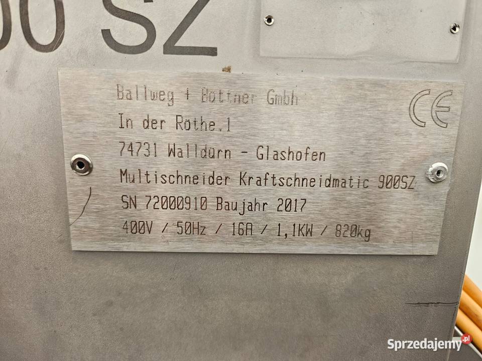 Krajalnica do bloków mrożonych Kraftschneidmatic sprzedam