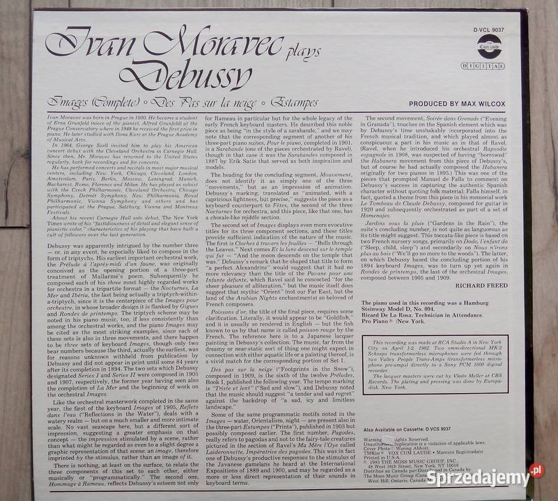 Album winylowy Claude Debussy Images Book I Wronki