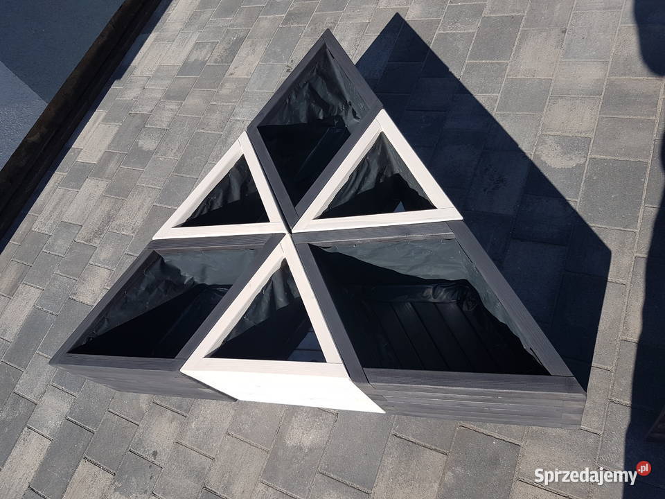 Donica drewniana ogrodowwa romb Kraków sprzedam