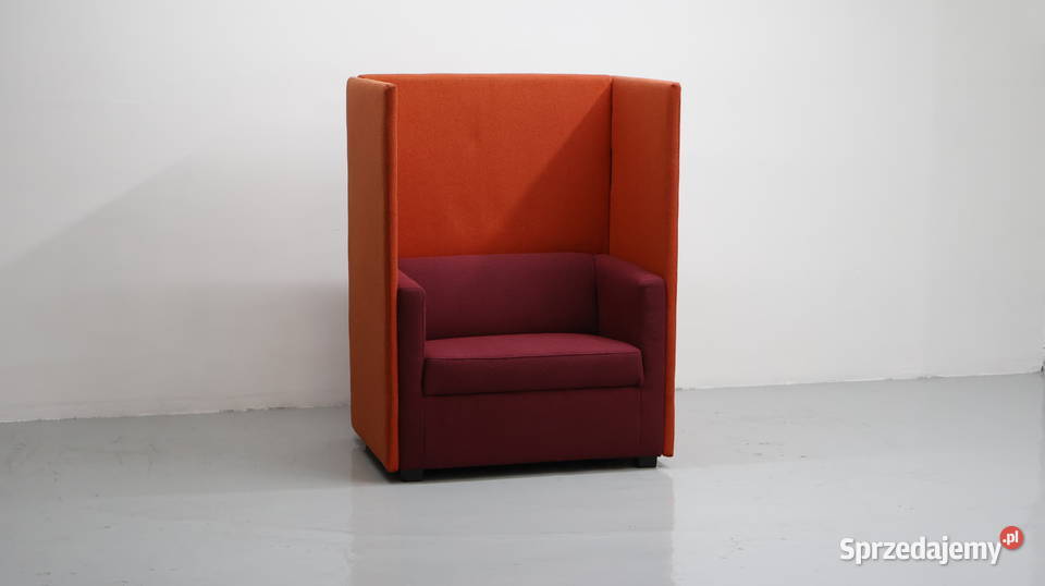 TNF WYGODNY FOTEL OKAZJA bordowa tkanina klubowy Poznań