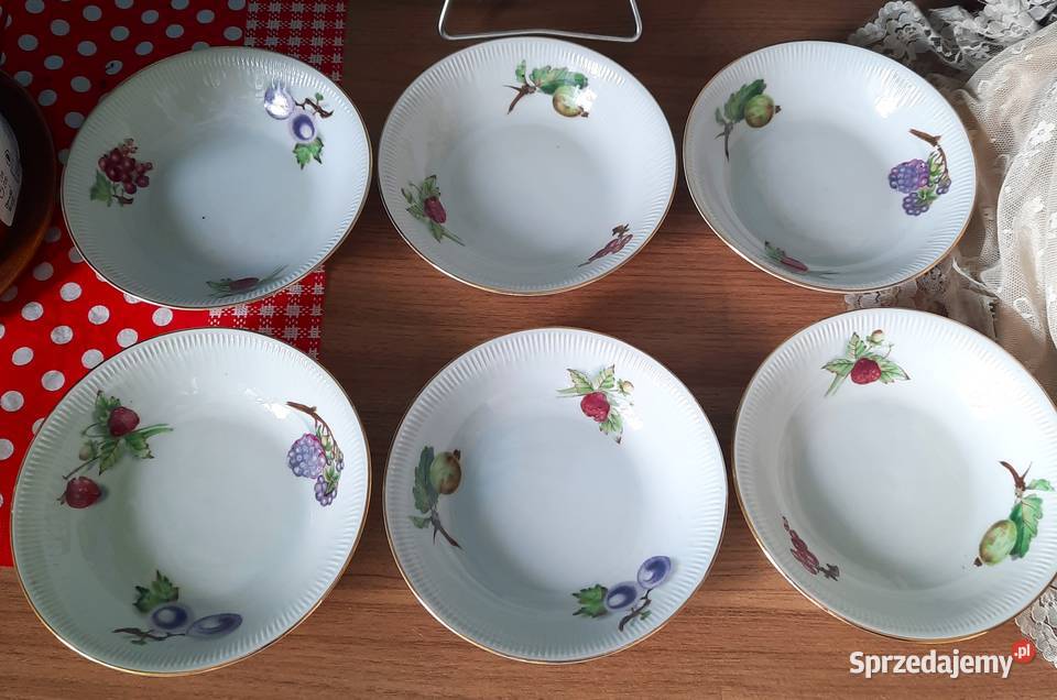 Porcelana Ćmielów Misa i Salaterki Gliwice