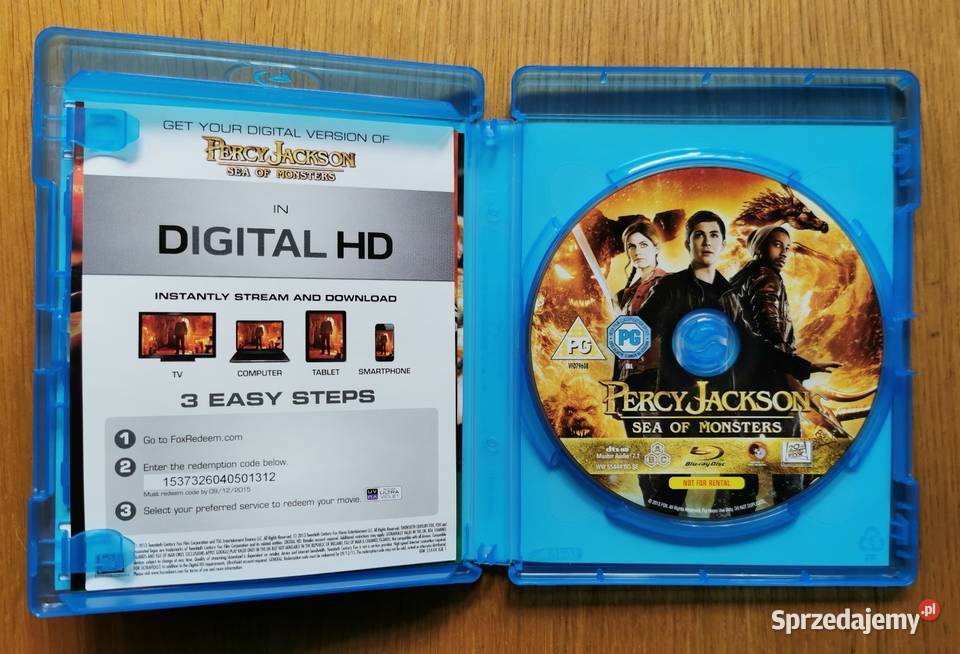 Percy Jackson Sea of Monsters Morze Potworów Parzęczew