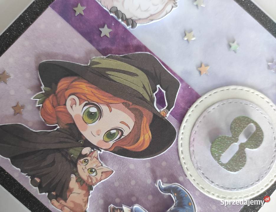 Kartka ręcznie robiona na urodziny Harry Potter Łódź sprzedam