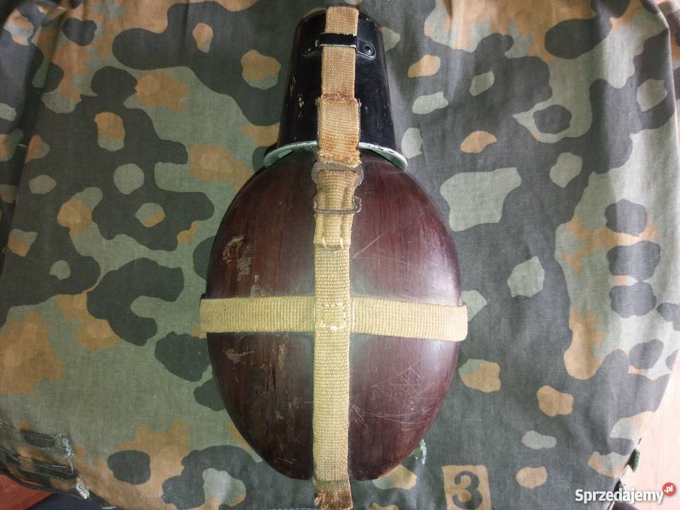 Manierka kokos 1942 Wermacht SS III Rzesza Antyki, Sztuka, Kolekcje