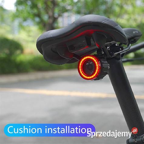 Światło rowerowe lampka USB COB z hamulcem stop śląskie Zawiercie
