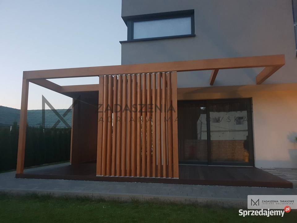 Zadaszenie narożne z lamelami Dom i Ogród Sandomierz
