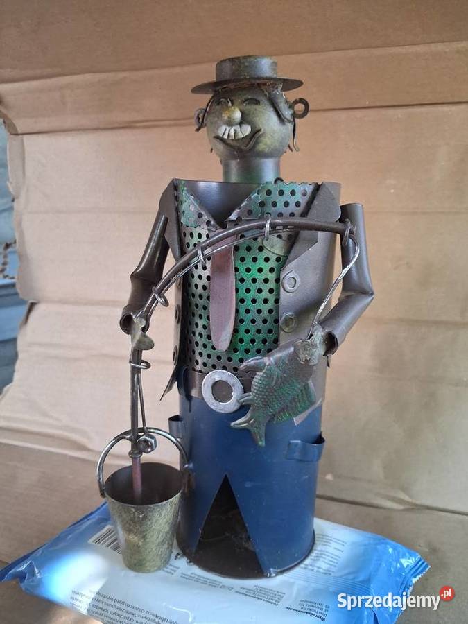Metalowy stojak na butelkę Szczawinek sprzedam