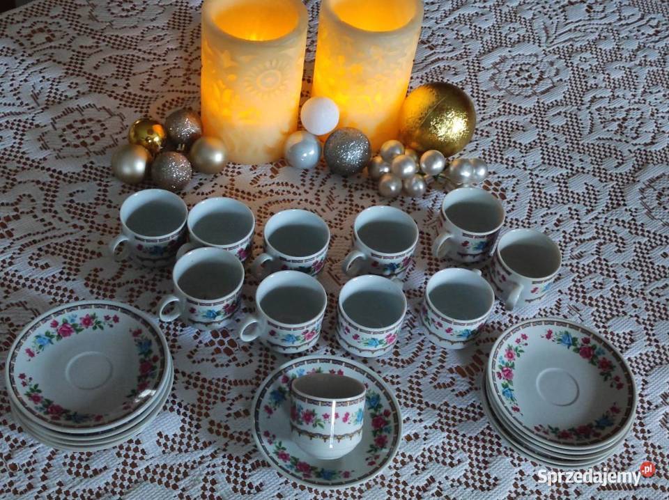 stara chińska porcelana mokka filiżanka talerzyk