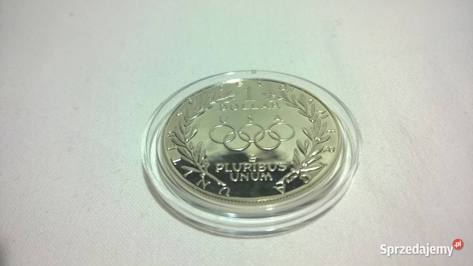 Moneta 1 dolar 1988 CERTYFIKAT Olimpiada Seul