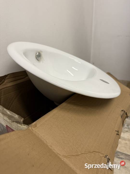 Ceramiczna umywalka wpuszczana w blat o Nowy Targ