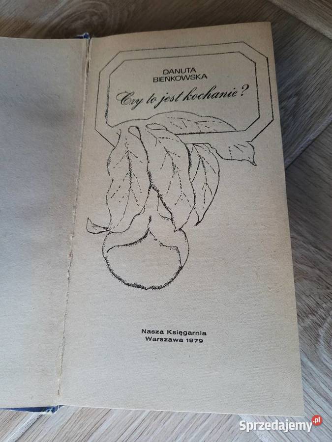 Sprzedam książkę Czy to jest kochanie twarda łódzkie
