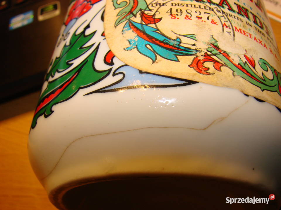 Metaxa 40 Years Old stara kolekcjonerska butelka Pruszcz Gdański