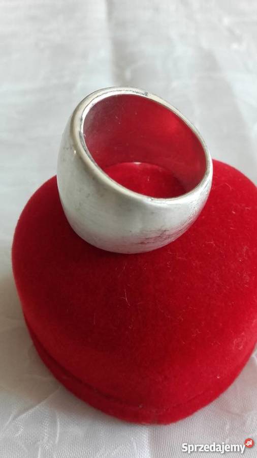 PIĘKNA I OKAZAŁA OBRĄCZKA r 17 posrebrzane Pierścionki Piła