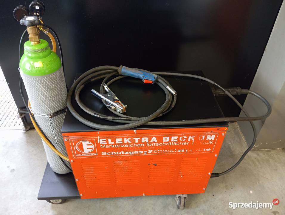 Migomat niemiecki 160A Elektra Becum zestaw Bychawa