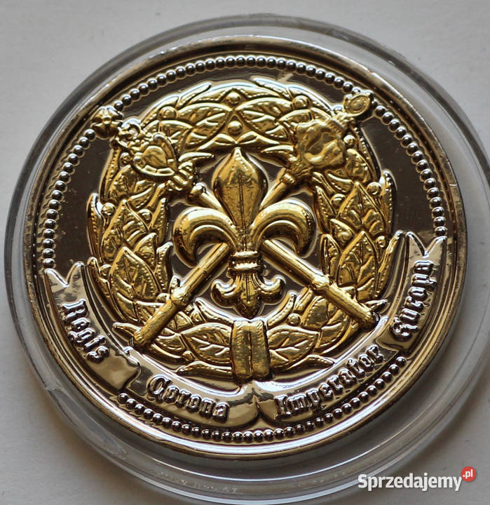 Moneta Europejskie Korony Wacław Edward Złoto Sosnowiec